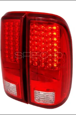 Limited Edition Ford F250 Spec-D LED Taillights - Red - LT-F25008RLED-KS