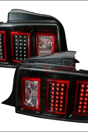 Don’t Miss Out Ford Mustang Spec-D LED Taillights - Black - LT-MST05JMLED-DP