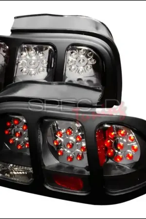 New Arrival Ford Mustang Spec-D LED Taillights - Black - LT-MST94JMLED-KS