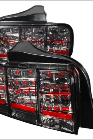 Affordable Ford Mustang Spec-D LED Taillights - Smoke - LT-MST05GLED-KS