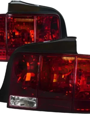 Modern Ford Mustang Spec-D Sequential Taillights - Red - LT-MST05R-SQ-TM