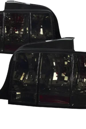 Direct From Manufacturer Ford Mustang Spec-D Sequential Taillights - Smoke - LT-MST05G-SQ-TM