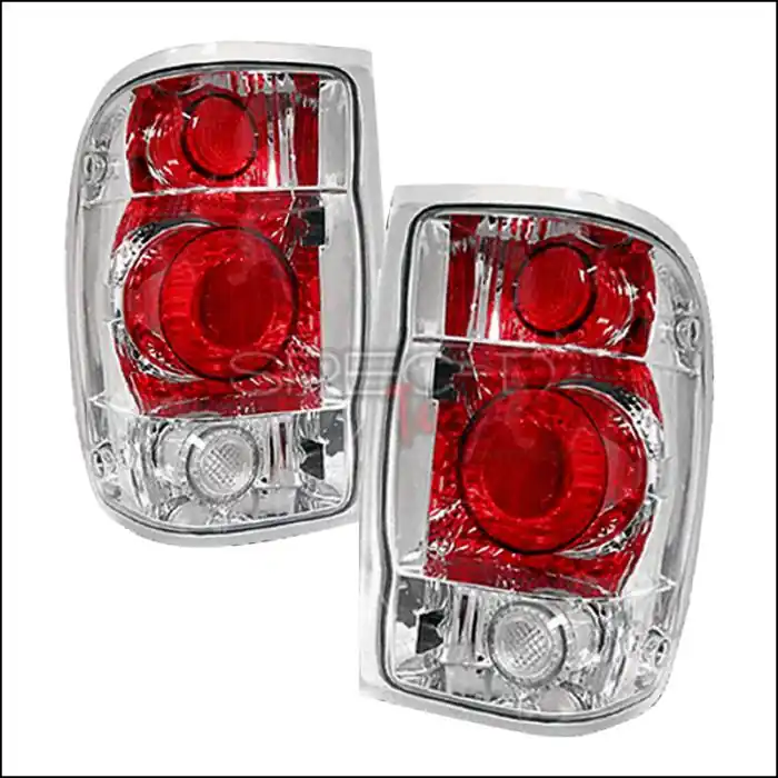 Hassle-Free Returns Ford Ranger Spec-D Altezza Taillights - Chrome - LT-RAN98-KS