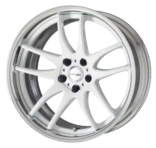 Work Cr 2P 5x120 20x9.5 +38 Gloss White New Release