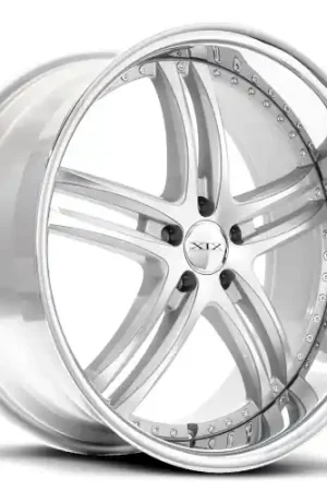 Exclusive XIX Wheels XIX 15 5x114.3 20x8.5 +20 Silver Machined with Stainless Steel Lip