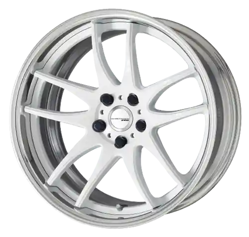 Work Cr 2P 5x112 19x11.0 +38 Gloss White Trusted Brand