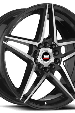 Spec-1 SP-54 5x100/5x114.3 20x8.5 +38 Gloss Black & Machined Final Sale