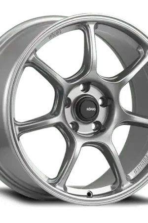 Popular Konig Ultragram 5x114.3 18x11+15 Titanium Metallic Knurled Bead