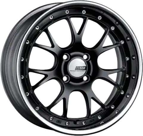 SSR Professor MS3R 5x112 17X9.5 5 SL Disk Flat Black Brand New