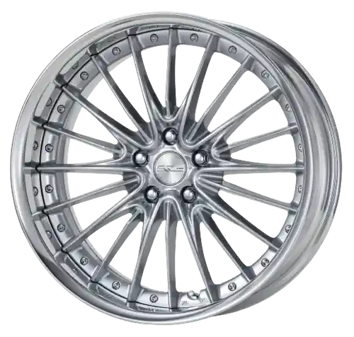 Work Schwert Regnitz 5x112 19x8.5+38 O Disk Silky Rich Silver Next Day Delivery