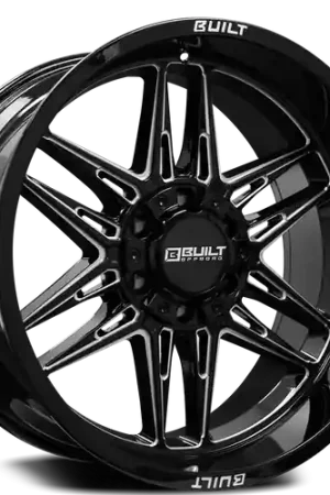 Hot Deal Axe BTO-5 6x135/6x139.7 22X12 -44 GLOSS BLACK MILLED