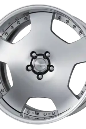 Work Lanvec Ld1 5x114.3 18x10.5+22 A Disk Machine Silver Polish Genuine