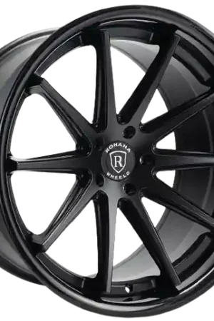 Low Price Rohana RFC10 5x112 20x10+33 Matte Black/Gloss Black Lip