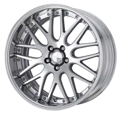 Work Lanvec Lm1 5x114.3 21x9.5+45 O Disk Machine Silver Polish Free Returns