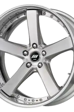 High Quality Work Zeast Black Label Bst2 5x114.3 19x9.5+30 R Disk Brush Silver Clear