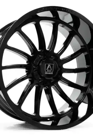 Original Axe CHRONUS 8x180 22X10 -19 GLOSS BLACK