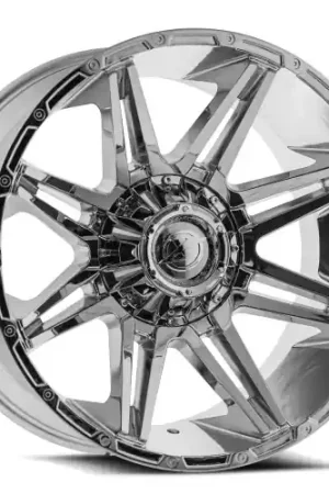 XF Off-Road XF-220 5x127/5x139.7 22x10 -18 Chrome Clearance