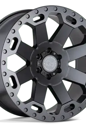 Black Rhino WARLORD 8X170 17X9 +12 MATTE GUNMETAL Professional Grade