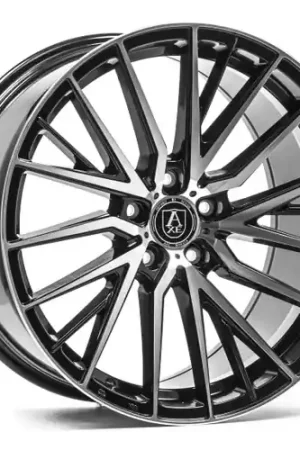 Axe EX40 5x110 20X8.5+40 BLACK AND POLISHED FACE Fast Shipping