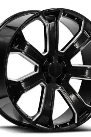 O.E. Revolution G-06 6x139.7 22x9 +31 Gloss Black & Machined Grab Now