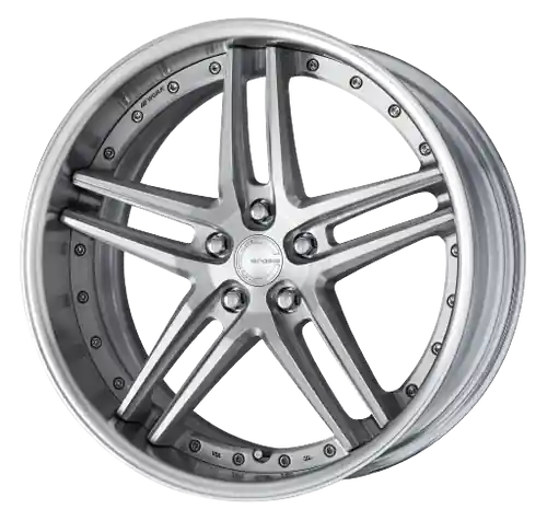 New Release Work Gnosis Gr205 5x120 19x8+45 A Disk Brush Silver Clear