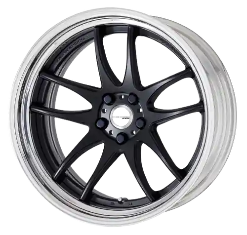 Work Cr 2P 5x115 19x9.5 +45 Matte Black High Quality