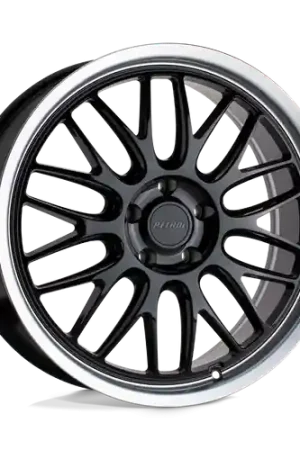 Petrol P4C 5X112 18X8 +40 GLOSS BLACK W/ MACHINED CUT LIP Limited Time