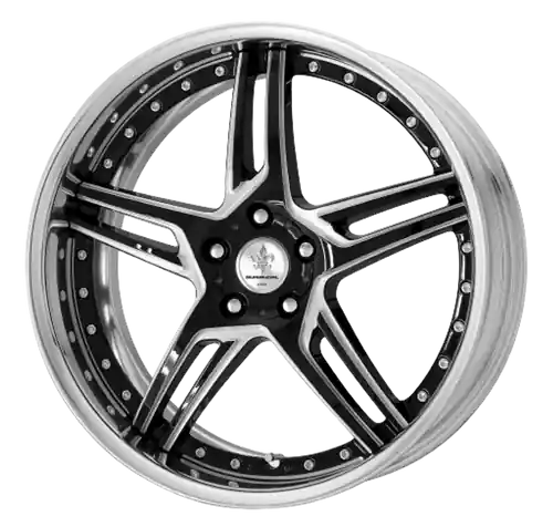 Instant Buy DURANDAL DD5.2 Machined Black Polished 5x100 18X8.5 +59MM