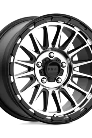 Must Have KMC KM542 IMPACT 5X127 18X9 +18 SATIN BLACK MACHINED