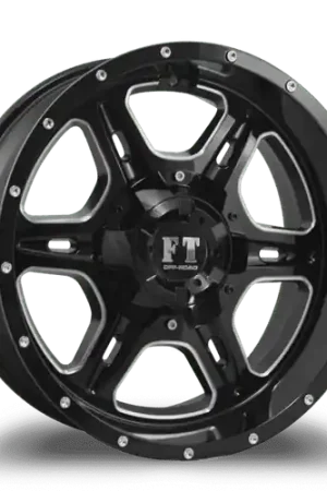 FULL THROTTLE FT6054 8x165 18x9-12 BLACK / MILLED Markdown