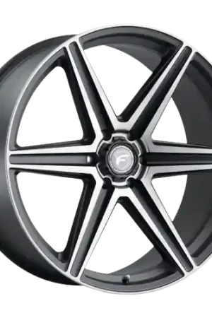 Forgestar X6 6x135 24x10 +25 Satin Black Machined DDT New Arrival