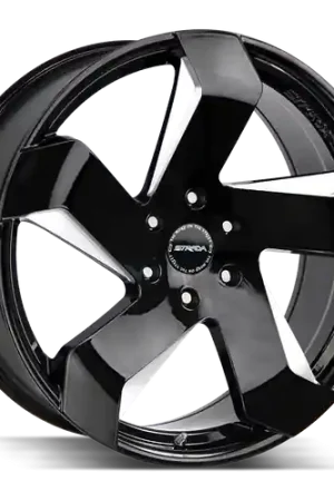 Strada Coltello 5x114.3 22x9 +35 Gloss Black Milled Genuine