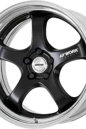Work Meister S1R 5x112 18x8+45 O Disk Matte Black Same Day Shipping