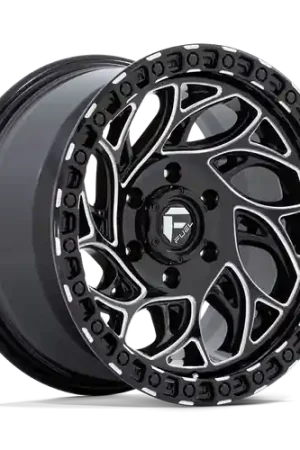 Instant Buy Fuel 1PC D840 RUNNER OR 6X135 17X9 +1 GLOSS BLACK MILLED