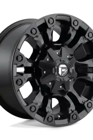 Fuel 1PC D560 VAPOR 8X165.1 17X10 -18 MATTE BLACK Limited Time
