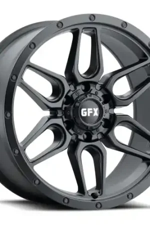 Holiday Sale G-FX TR-18 5x127 17x8.5+12 Matte Black