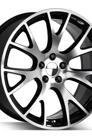 Last Chance Strada OE Replica Hellcat 5x115 20x9.5 +20 Gloss Black Machined