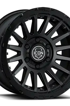 ICON ALLOYS RECON PRO 8X165.1 17x8.5 +13 SATIN BLACK Markdown