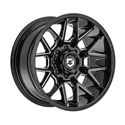 Gear Off Road 768BM 8X180 20x10 -19 Gloss Black Milled Grab Now