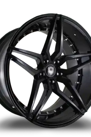 MARQUEE WHEELS M3259 5x120 20x10.5+38 BLACK - GLOSSY BLACK Exclusive Offer