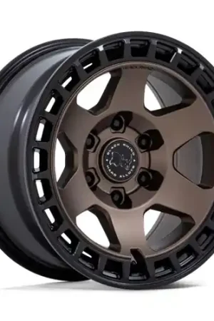 Fan Favorite Black Rhino Hard Alloys BR022 BAHARI 6X135 17x8.5 -10 BURNT BRONZE W/ MATTE BLACK LIP