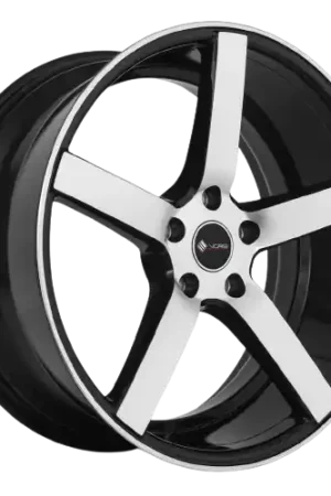 Vors TR5 5x112 20x9.5  +35 Black Machined Face Trusted Brand