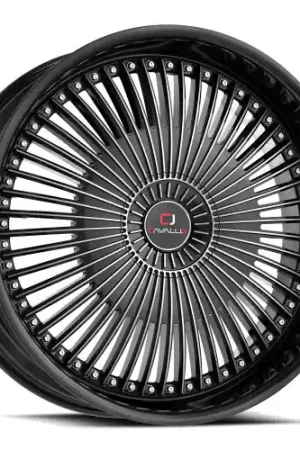 Cavallo CLV-41 5x112/5x114.3 18x8 +35 Gloss Black & Machined Price Drop