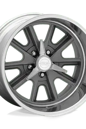 Top Rated American Racing Vintage VN427 SHELBY COBRA 5X120.65 15X10 -57 TWO-PIECE MAG GRAY CENTER POLISHED BARREL