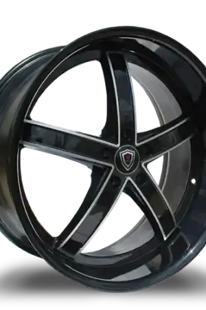 High Quality MARQUEE WHEELS M5330A 5x115 20x9+35 BLACK / MACHINED