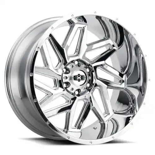 Crafted Vision Off-Road 361 Spyder 8x165.1 24x12-51 Chrome