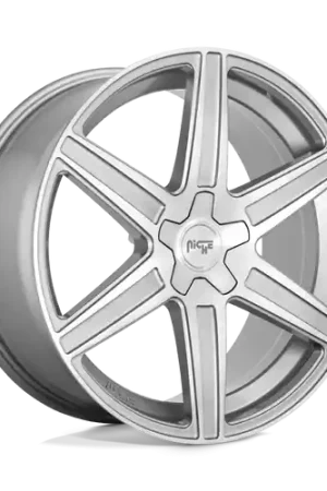 Niche 1PC M241 CARINA 5X120 20X9 +35 ANTHRACITE AND BRUSHED TINTED CLEAR Flash Sale