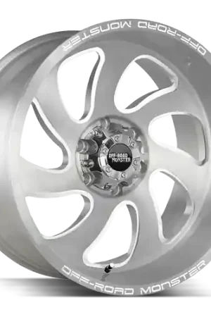 Off Road Monster M07 6x139.7 22x12-44 Brushed Face Silver Special Discount