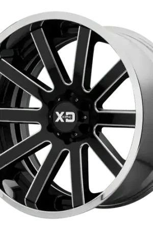 XD XD200 HEIST 5X127 20X10 -18 GLOSS BLACK MILLED CENTER CHROME LIP Save Now