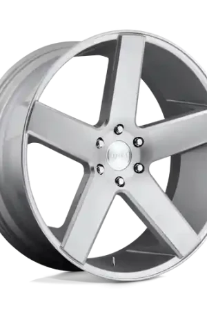 Fast Shipping DUB 1PC S218 BALLER 5X139.7 26X10 +26 GLOSS SILVER BRUSHED